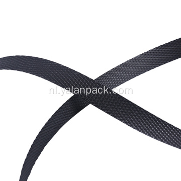 Zwarte plastic palletbandbanden riemen
